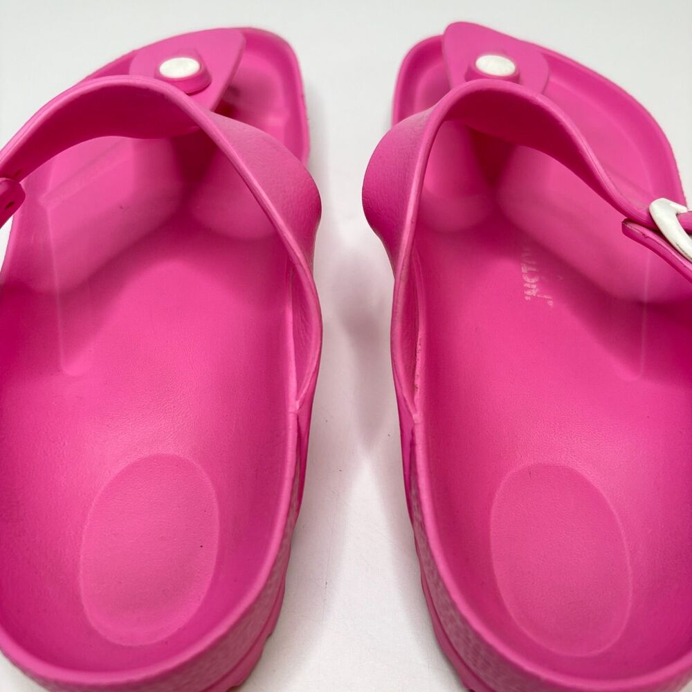 BIRKENSTOCK Gizeh Pink White Eva Sandals Summer Beach Womens Sz Eu 38/US 7-7.5 - Picture 4 of 8